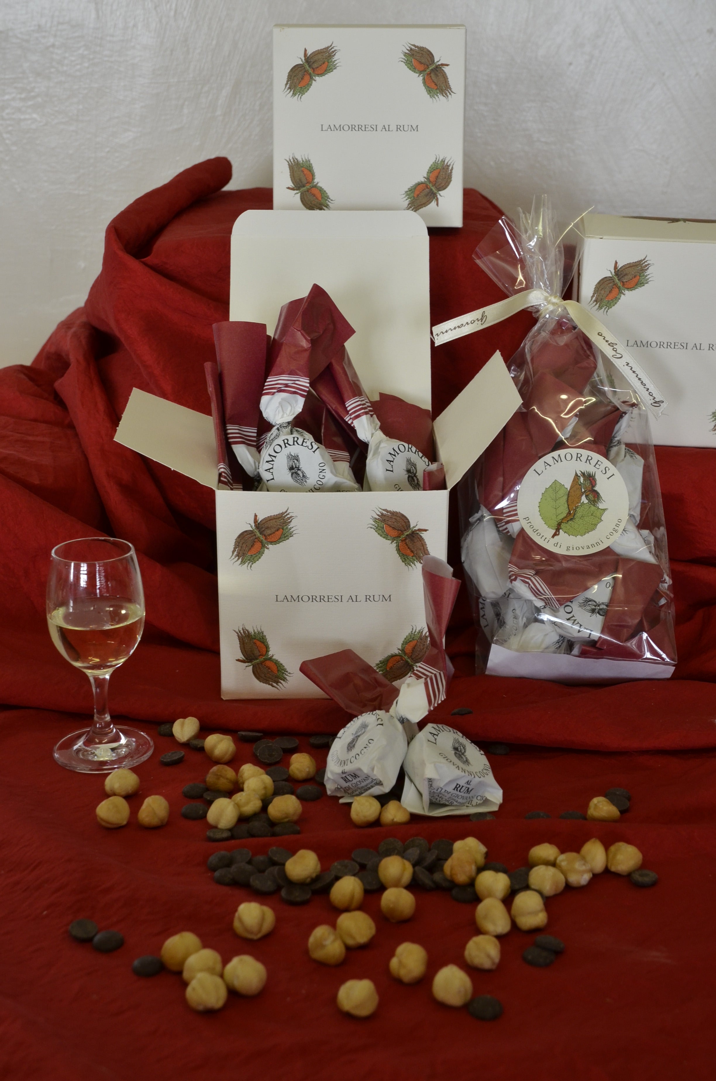 Lamoressi Pralinen mit Rumfüllung 250 g Giovanni Cogno